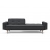 Innovation Living Dublexo Sofa With Arms in Elegance Antharice - Half  Folded