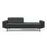 Innovation Living Dublexo Sofa With Arms in Elegance Antharice - Half  Folded - Innovation Living Dublexo Sofa With Arms in Elegance Antharice - Half  Folded