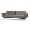 Innovation Living Dublexo Sofa With Arms in Mixed Dance Grey - Angled and Semi Folded