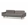 Innovation Living Dublexo Sofa With Arms in Mixed Dance Grey - Angled and Semi Folded - Innovation Living Dublexo Sofa With Arms in Mixed Dance Grey - Angled and Semi Folded