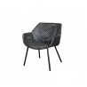 Cane-Line Vibe Lounge Chair Light grey/bordeaux/dusty rose Image  - Cane-Line Vibe Lounge Chair Light grey/bordeaux/dusty rose Image 