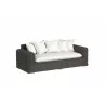 Sunset West Cabo Loveseat in Soothe Pearl w/ Flange Welt Side - Sunset West Cabo Loveseat in Soothe Pearl w/ Flange Welt Side