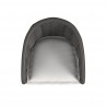 Sunset West Cabo Dining Chair in Soothe Pearl w/ Flange Welt Top