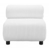 Zuo Modern Rahat Accent Chair in White - Front