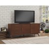 Alpine Furniture Flynn Large TV Console, Walnut - Lifestyle