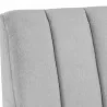 Sunpan Kosovo Modular Banquette - Single Seat in Polo Club Stone - Closeup Top Angle - Sunpan Kosovo Modular Banquette - Single Seat in Polo Club Stone - Closeup Top Angle
