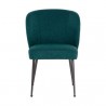 Sunpan Ivana Dining Chair in Soho Teal - Front Angle