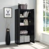 Manhattan Comfort Hopkins Modern Storage Closet 3.0 In Black