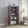 Manhattan Comfort Hopkins Modern Storage Closet 3.0 In Grey