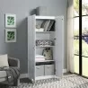 Manhattan Comfort Hopkins Modern Storage Closet 3.0 In White - Manhattan Comfort Hopkins Modern Storage Closet 3.0 In White