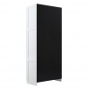 Manhattan Comfort Hopkins Modern Storage Closet 4.0 In White  Back View