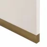 Sunpan Ilona Desk - Oyster Shagreen - Base Angle - Sunpan Ilona Desk - Oyster Shagreen - Base Angle