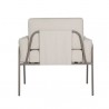 Sunpan Granada Lounge Chair Grey - Palazzo Cream - Back Angle
