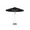 Hurricane 3.0m (10) Round Umbrella- Black