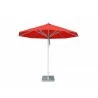 Hurricane 3.5m Round Umbrella- Red - Hurricane 3.5m Round Umbrella- Red