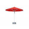 Hurricane 4.0m Round Umbrella- Red