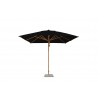Levante 10 Square Bamboo Umbrella- Black - Levante 10 Square Bamboo Umbrella- Black