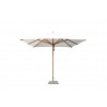 Levante 10 Square Bamboo Umbrella- White - Levante 10 Square Bamboo Umbrella- White