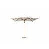 Levante 10 Square Bamboo Umbrella- White - Levante 10 Square Bamboo Umbrella- White