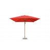 Levante 10 Square Bamboo Umbrella- Red - Levante 10 Square Bamboo Umbrella- Red
