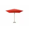 Levante 10 Square Bamboo Umbrella- Red - Levante 10 Square Bamboo Umbrella- Red