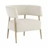 Sunpan Maestro Lounge Chair Dove Cream - Sunpan Maestro Lounge Chair Dove Cream