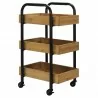 Oceanstar Portable Storage Cart - Oceanstar Portable Storage Cart