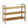 Oceanstar 3-Tier Bamboo Shoe Rack - Natural 