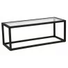 Woodard Salona Coffee Table with Glass Top - Angled - Woodard Salona Coffee Table with Glass Top - Angled