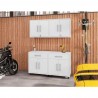 Manhattan Comfort Eiffel 4-Piece Garage Storage Set