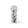 Bianco Console in White- side view 2