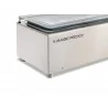 La Pavoni Nemox Magic Pro 100 Display Case - Side Angled with Branding - La Pavoni Nemox Magic Pro 100 Display Case - Side Angled with Branding