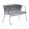 Woodard Briarwood Barrel Love Seat - Angled - Woodard Briarwood Barrel Love Seat - Angled