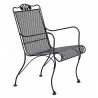 Woodard Briarwood High Back Lounge Chair - Angled - Woodard Briarwood High Back Lounge Chair - Angled