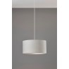 Adesso Harvest Drum Pendant White - Adesso Harvest Drum Pendant White