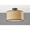 Adesso Harvest Flush Mount Black - Adesso Harvest Flush Mount Black