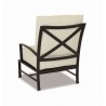 La Jolla Aluminum Club Chair With Cushions - Back View