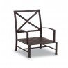 Sunset West La Jolla Club Chair without Cushion - Front Side Angle