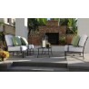 La Jolla Aluminum Club Chair With Cushions . - Lifestyle with Set