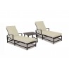 La Jolla Aluminum Chaise With Cushions - In Pair