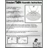 La Jolla Aluminum 48" Round Dining Table - Instructions - La Jolla Aluminum 48" Round Dining Table - Instructions