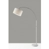 Adesso Preston Arc Lamp White - Adesso Preston Arc Lamp White