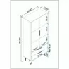 Manhattan Comfort Beekman 67.32 Tall Cabinet with 6 Shelves - Manhattan Comfort Beekman 67.32 Tall Cabinet with 6 Shelves
