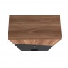 Manhattan Comfort Beekman 67.32 Tall Cabinet with 6 Shelves in Brown and Black Top