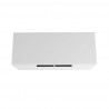 Manhattan Comfort Beekman 35.43 Accent Cabinet with 2 Shelves in White Top