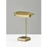 Adesso Radley LED Charge Desk Lamp With Smart Switch Antique Brass - Adesso Radley LED Charge Desk Lamp With Smart Switch Antique Brass
