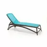 Nardi Atlantico Sunlounger - Coffee Celeste - Nardi Atlantico Sunlounger - Coffee Celeste