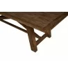 Alpine Furniture Newberry Rectangular Dining Table in Medium Brown - Top Angled View - Alpine Furniture Newberry Rectangular Dining Table in Medium Brown - Top Angled View