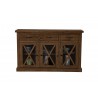 Alpine Furniture Newberry Sideboard in Medium Brown - Front