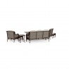 Tortuga Outdoor Rio Vista 7pc Fire Table Sofa Set (Sandstone) 18